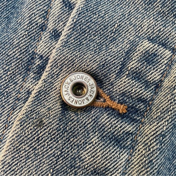 Diesel x Madz tattoo Custom Denim Jacket XXL Rock Gothcore Bikercore Plus Size - Picture 12 of 17